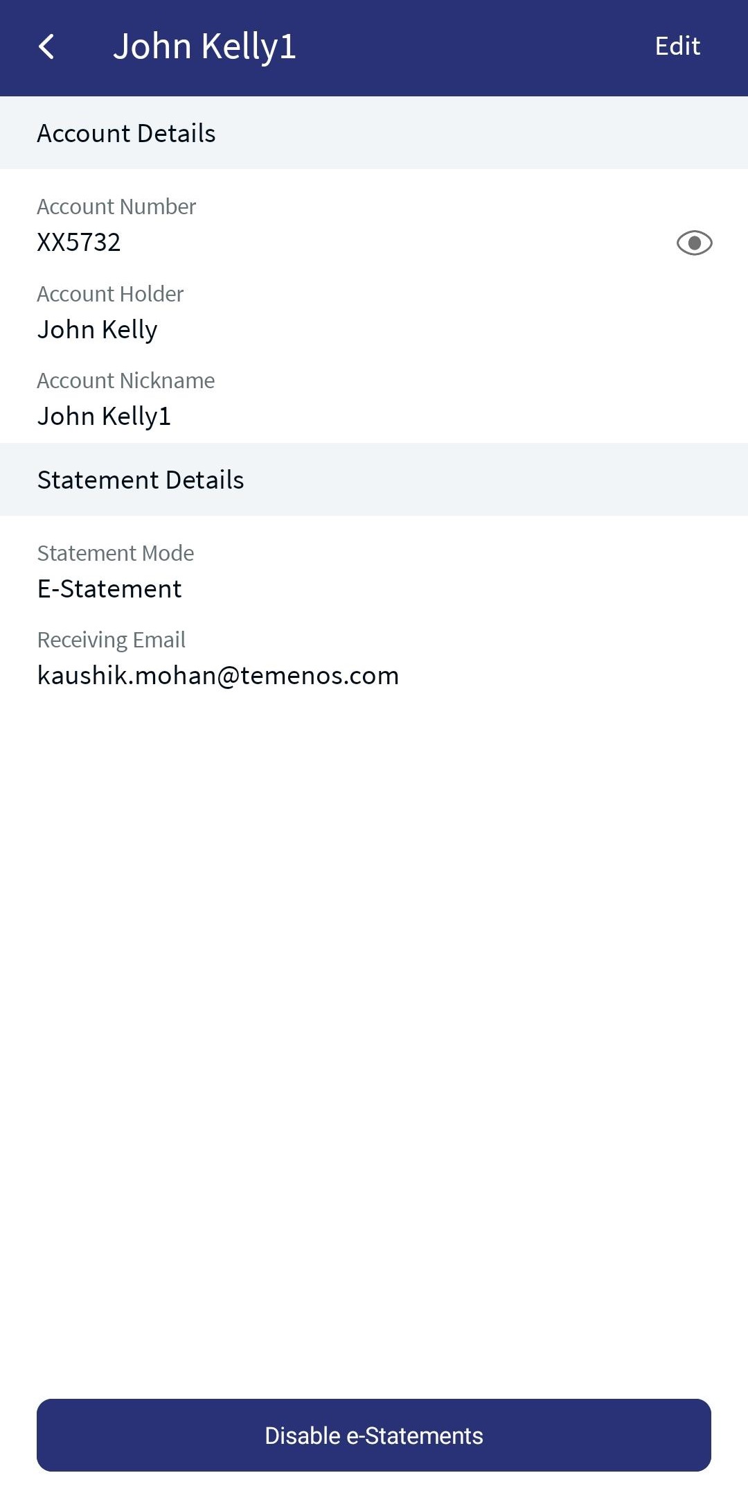 Disable E Statements